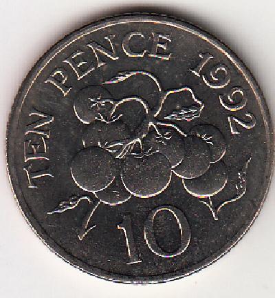 Beschrijving: 10 Pence  TOMATO